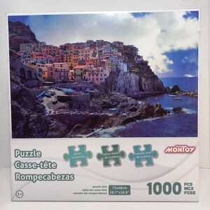 Montoy 1000pc Jigsaw Puzzle Old City Italy Landscape FACTORY SEALED NEW
